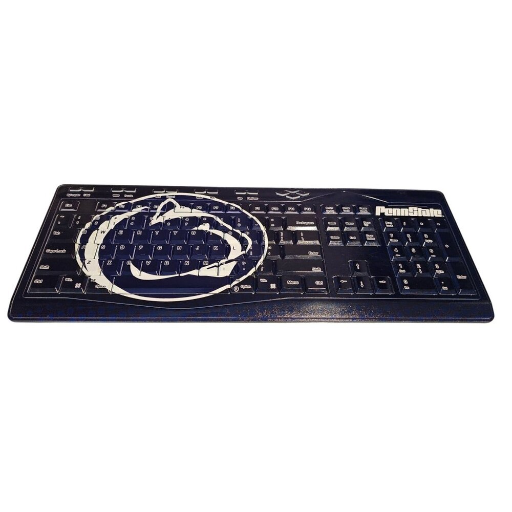 Penn State Wireless Keyboard Keyscaper 510w Custom Printed Full Size QWERTY